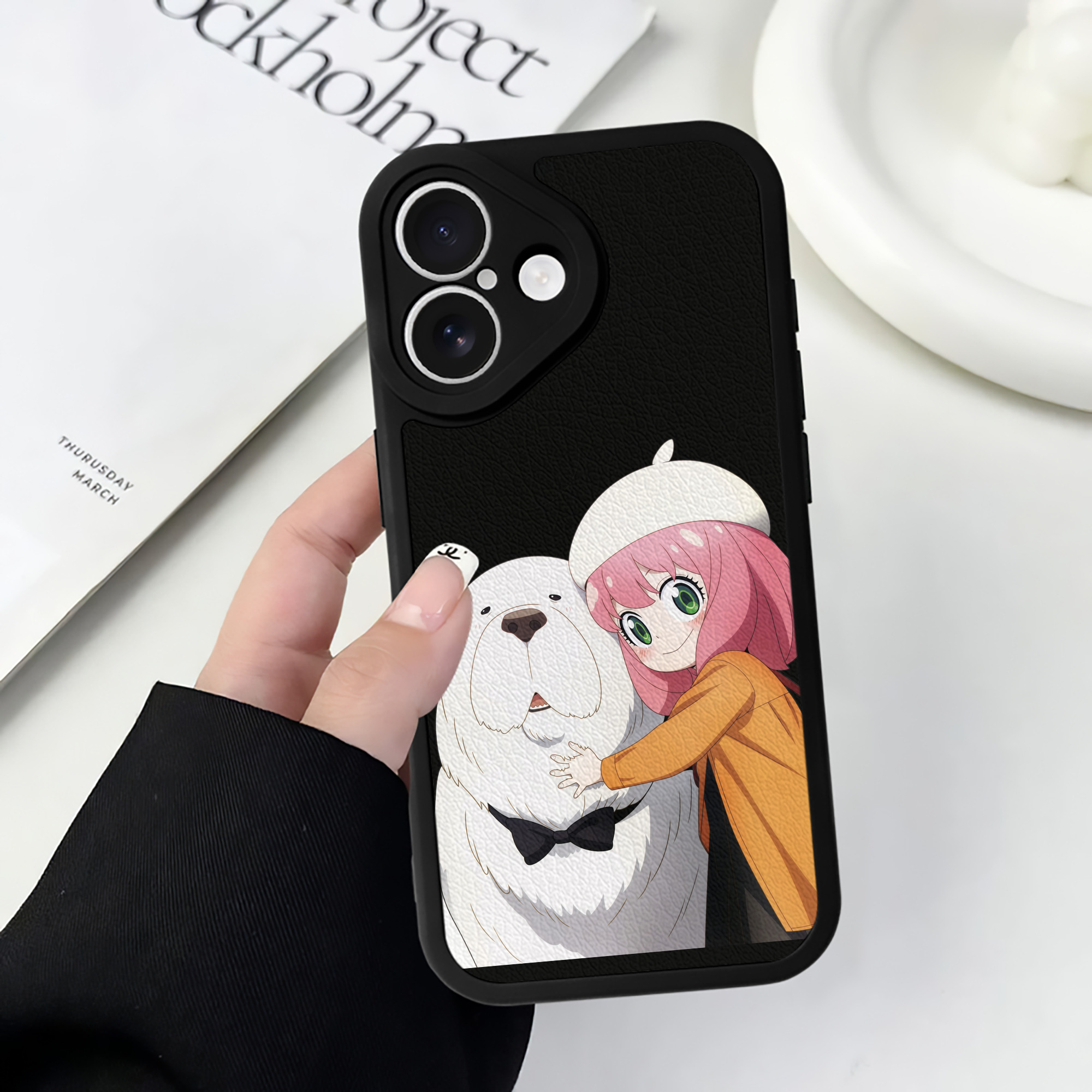 （画像用） SPY×FAMILY间谍家家酒 【iPhone 16シリーズ対応】シリコンスマホケース（レザー調） 材質：シリコン